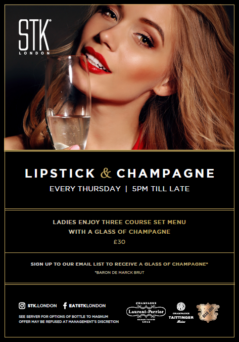 Lipstick & Champagne | Ultimate Girls Night Out | STK London