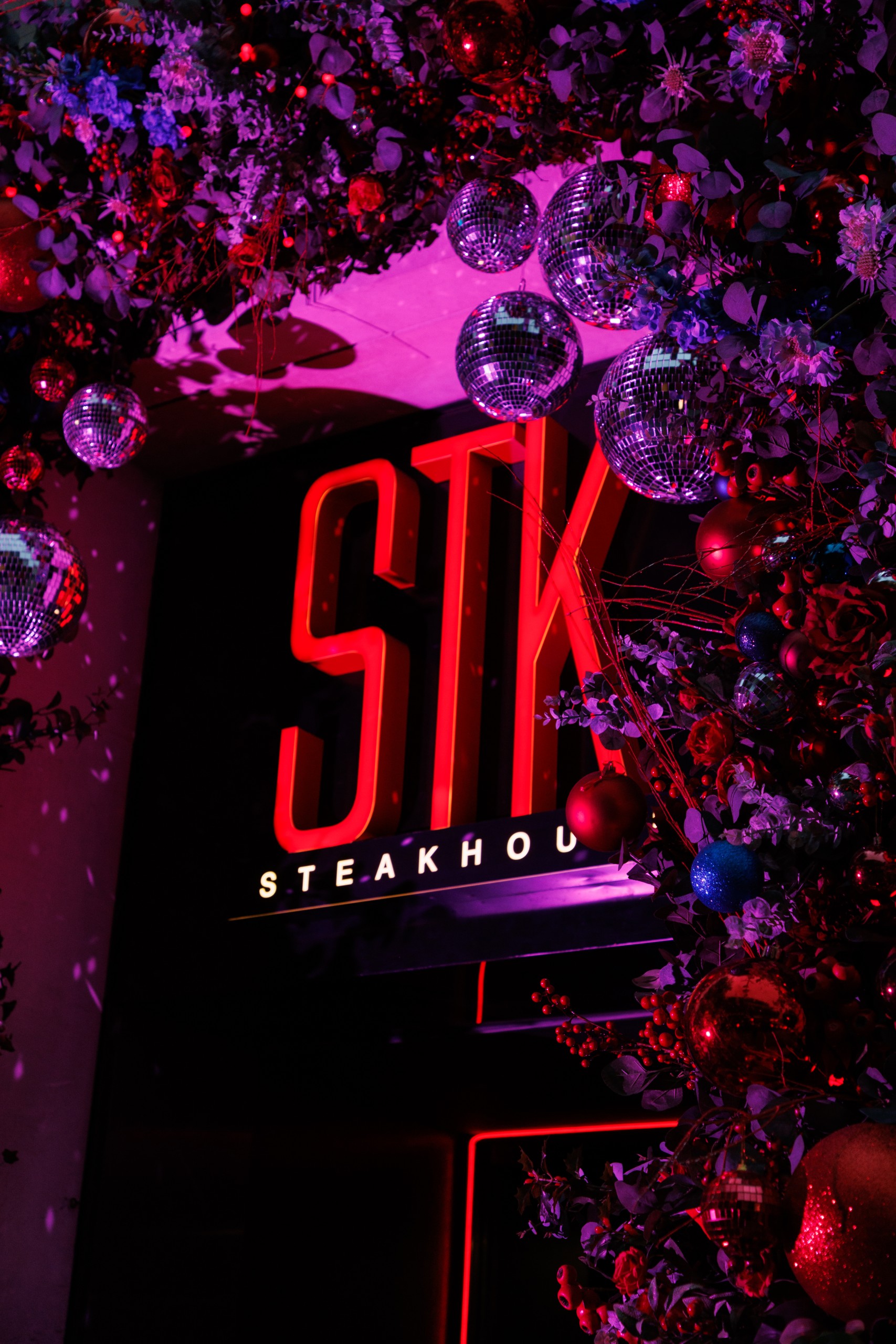 STK Steakhouse front sign