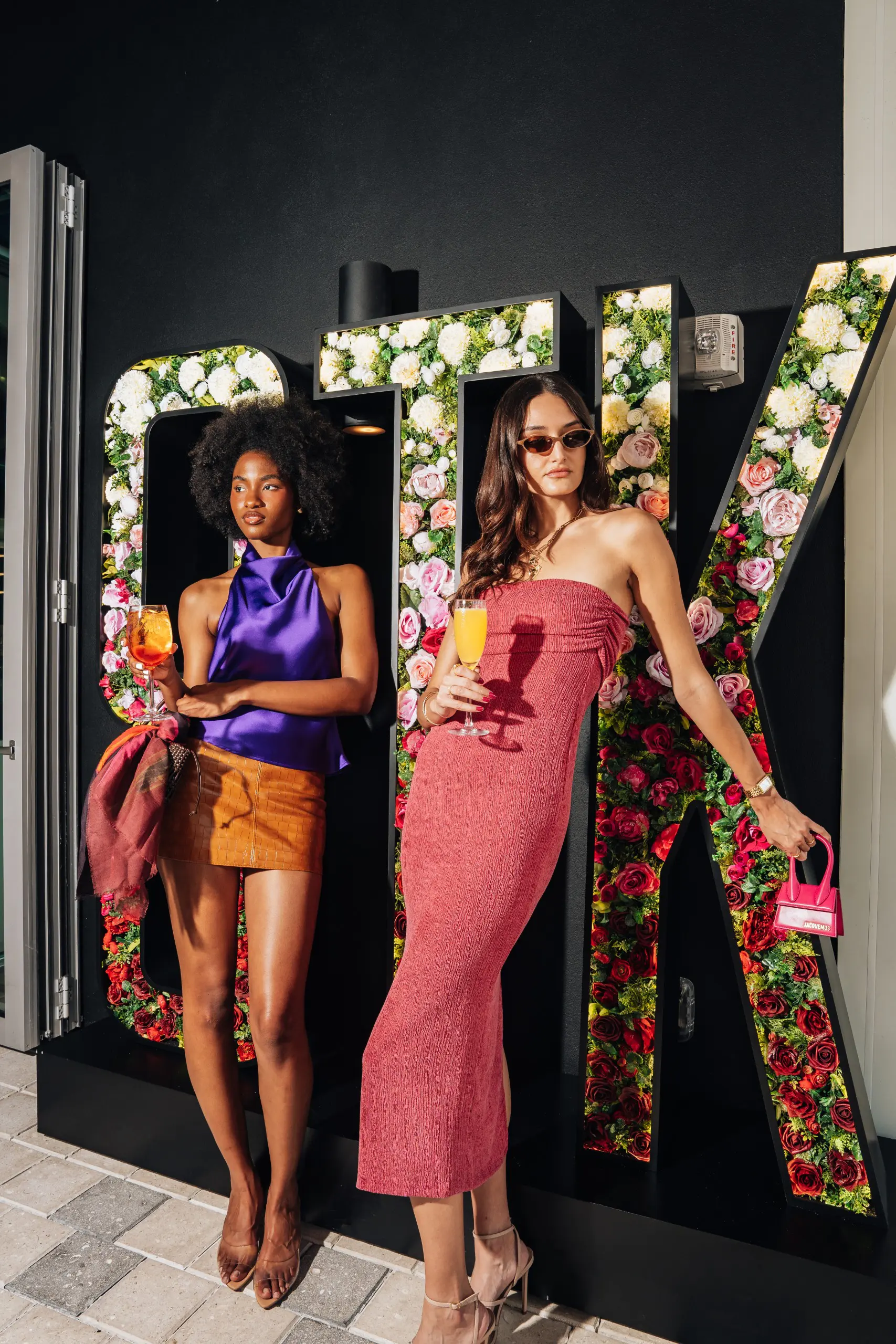 Women wearing pink at STK